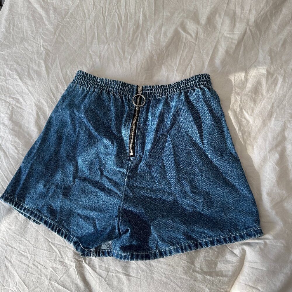 UNIF Asymmetrical Denim Skort - Picture 3 of 4